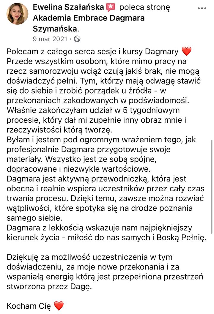 Opinia: Ewelina Szałańska
