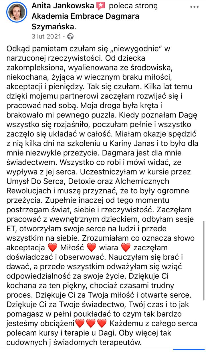 Opinia: Anita Jankowska